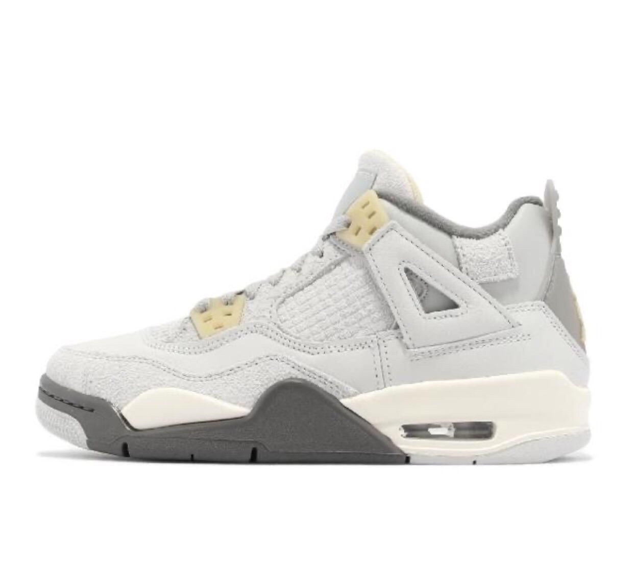 NIKE 耐吉】Air Jordan 4 Retro SE GS 大童女鞋灰奶油白Craft 4代AJ4