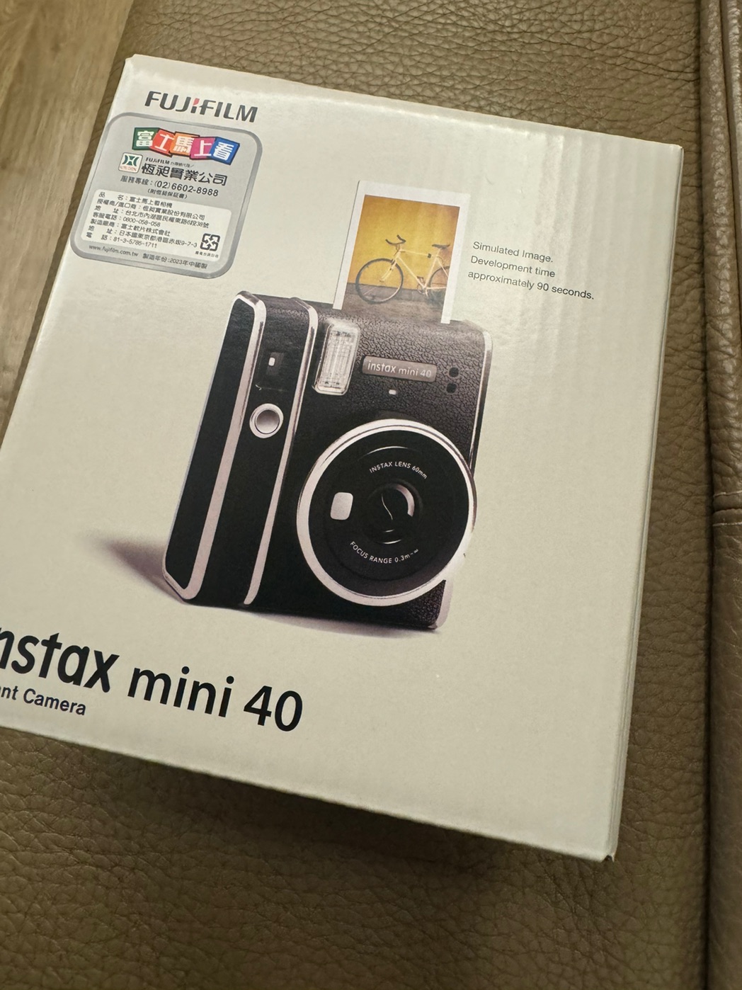 FUJIFILM 富士】instax mini 40 mini40 拍立得相機--公司貨(束口袋保護