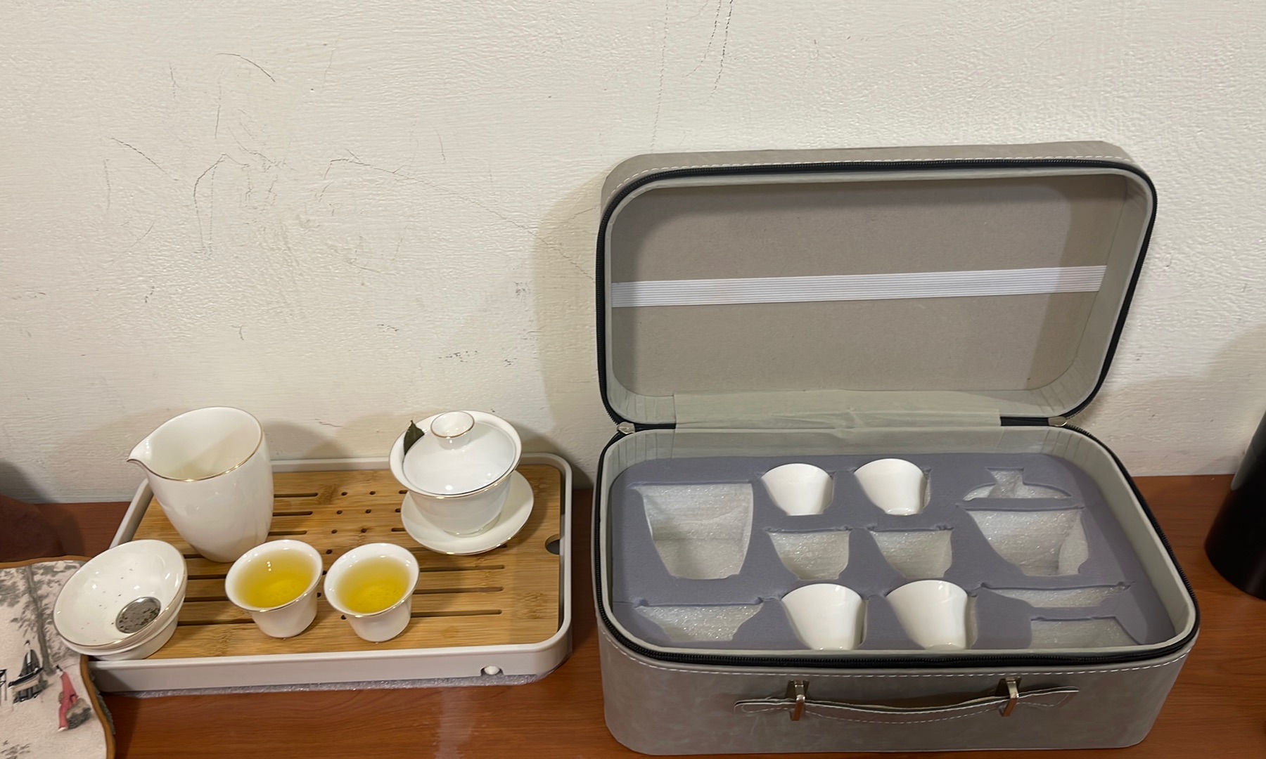 公式限定 福袋 - 公式通販オンラインショップ Life shop】羊脂白玉瓷旅行茶具套組/附收納盒(茶具旅行泡茶泡茶 コーヒー・ティー用品