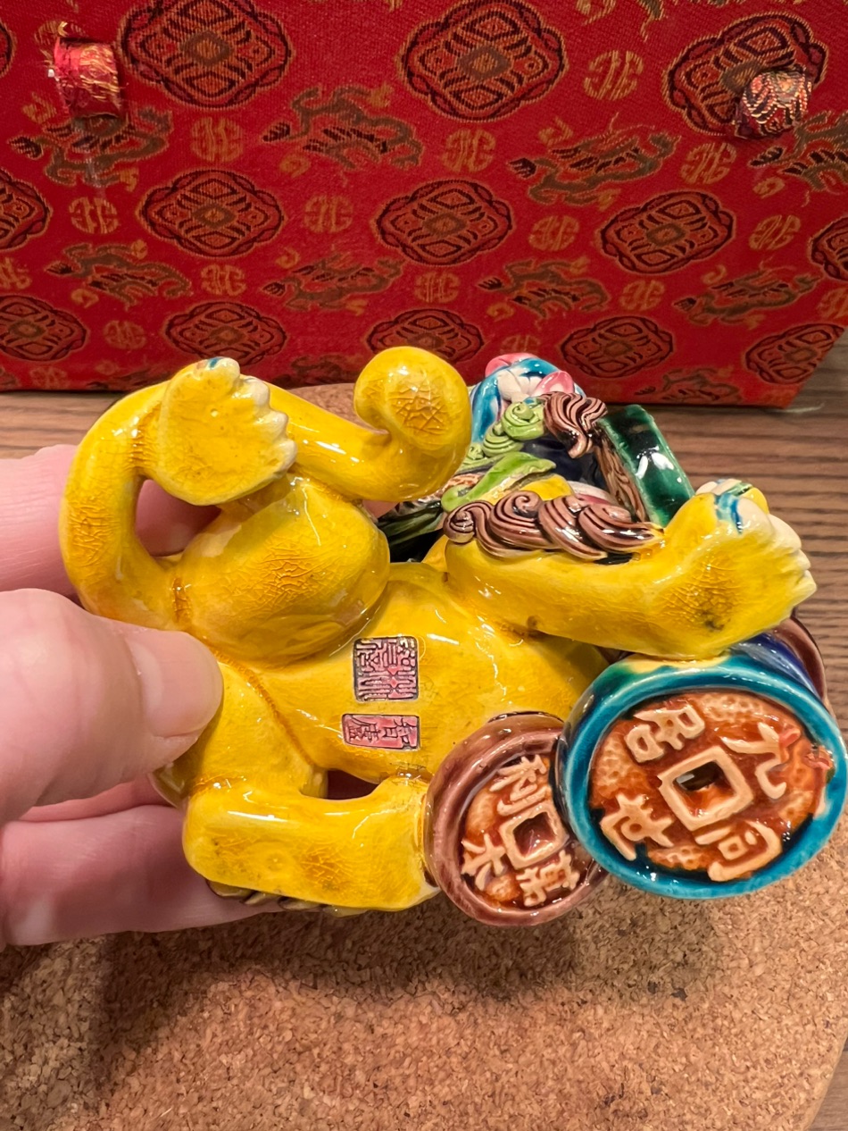 台湾 交趾焼 駿馬 開運 招運 幸運 置物 台湾 交趾焼 駿馬 開運 招運 幸運 置物