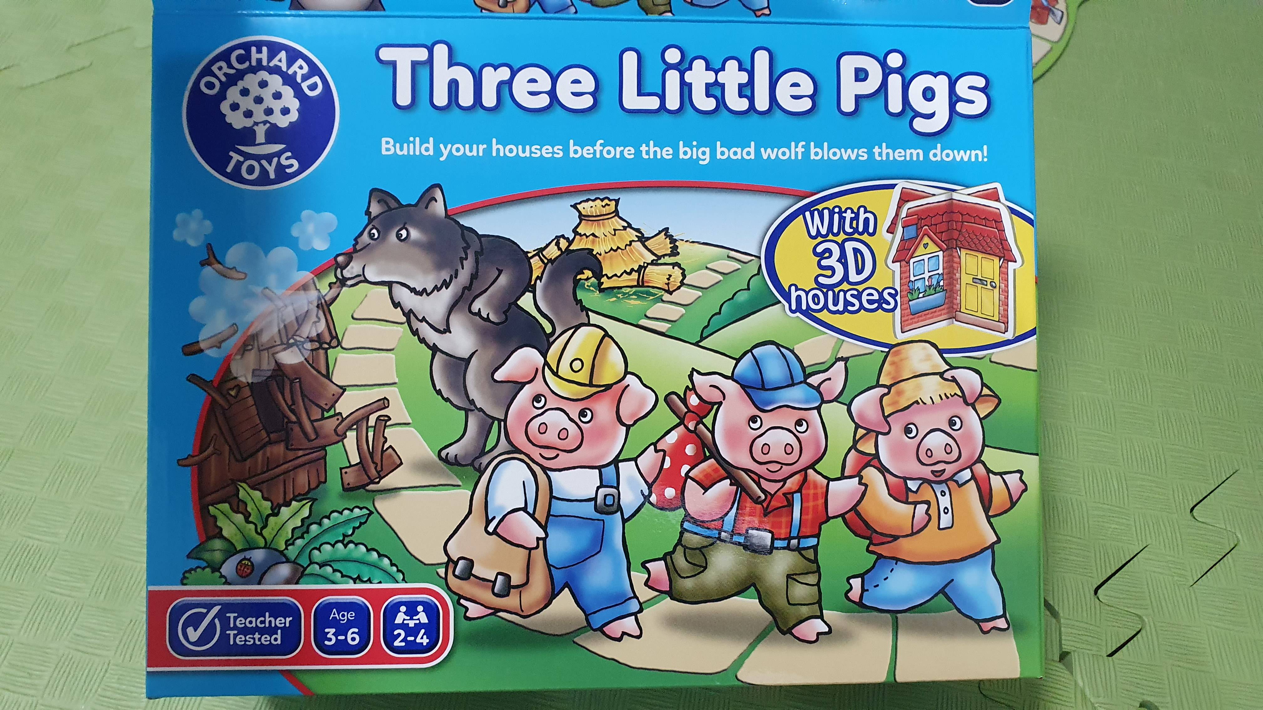 Orchard Toys】幼兒桌遊-三隻小豬(Three Little Pigs Board Game  