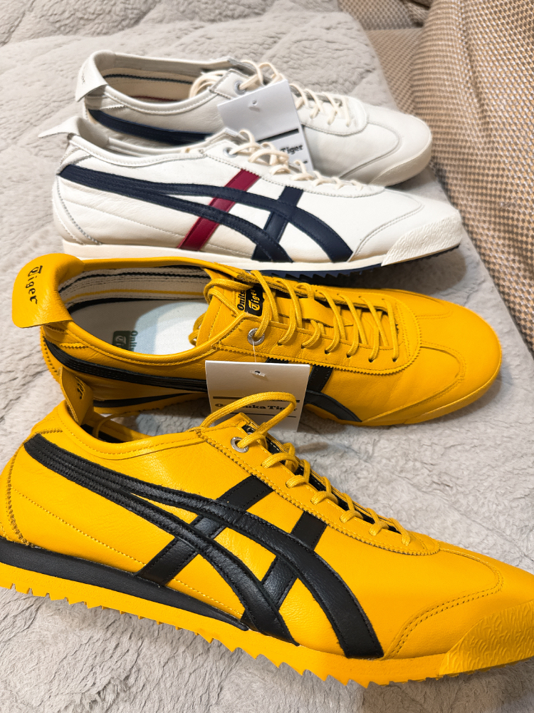 Onitsuka Tiger】Onitsuka Tiger鬼塚虎-黃底黑虎爪MEXICO 66 SD