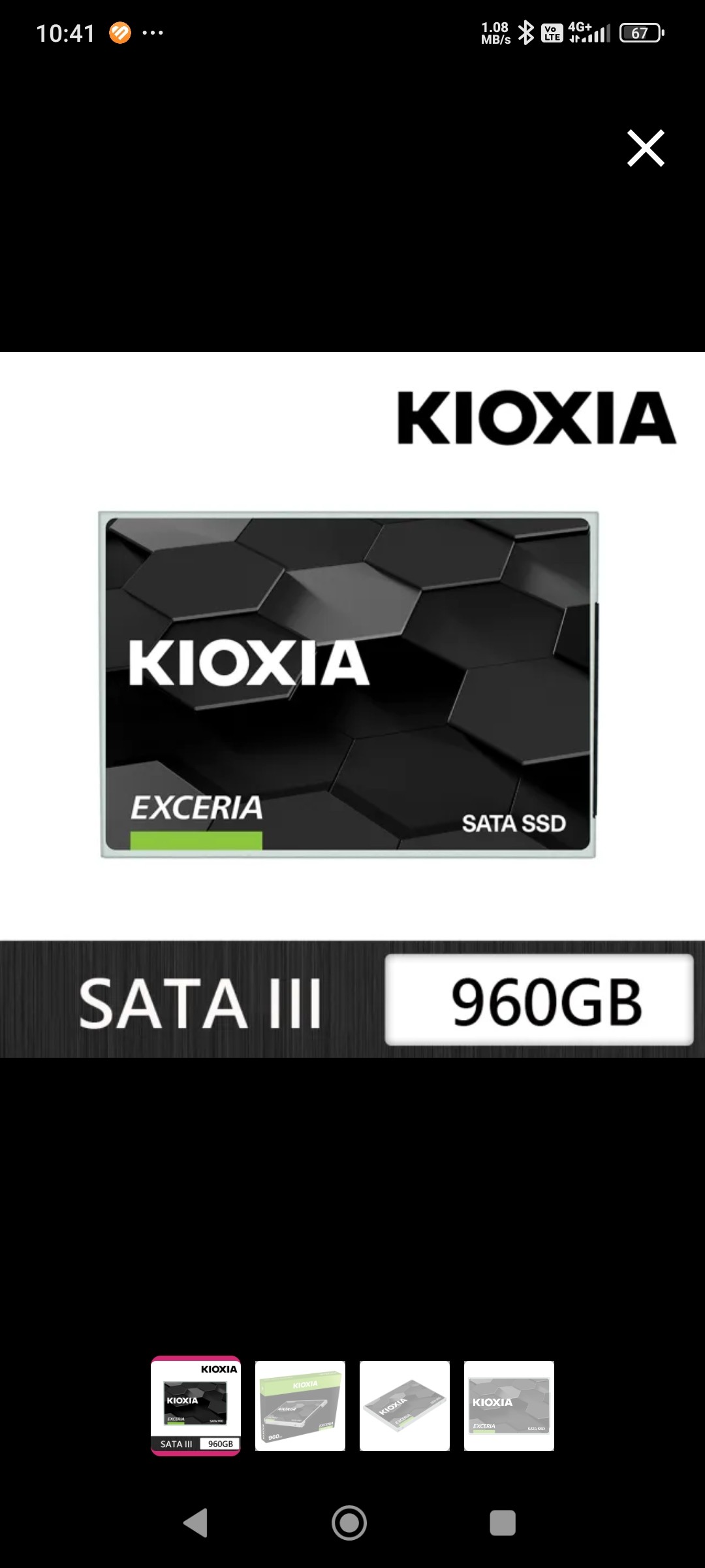 KIOXIA 鎧俠】EXCERIA 960GB SATA SSD固態硬碟- momo購物網- 好評推薦